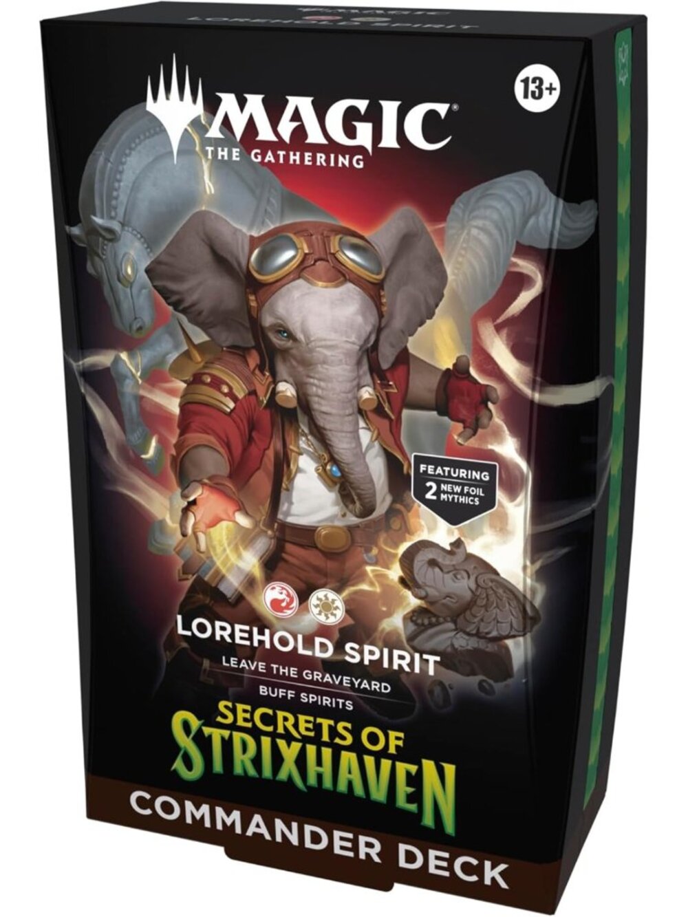 Strixhaven Commander Deck - Lorehold Spirit, 100 Cards + Deck Box & Accessories